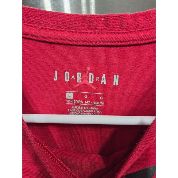 5/$25 Red "Nike Air" SS - Jordan - L - Picture 3 of 4